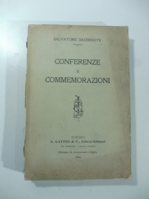 Conferenze e commemorazioni